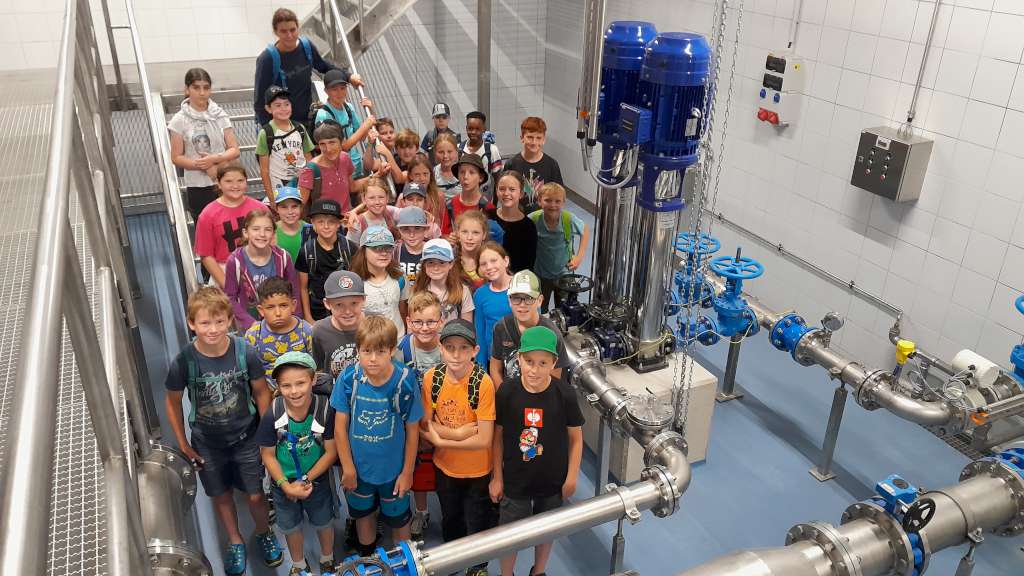 Grundschule Grainau zu Gast bei der Trinkwasserversorgung